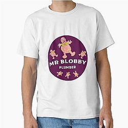 Mr Blobby Plumber, Mr Blobby Handyman, Mr Blobby Boss Classic T-Shirt