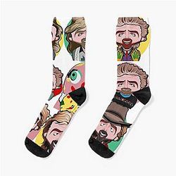 Noel and Mr Blobby Socks