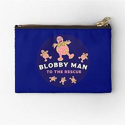 Mr. Blobby Husband and Wife Zipper Pouch