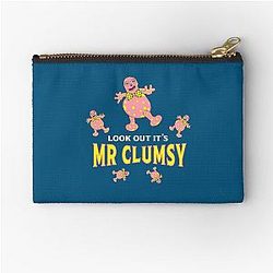 Mr Blobby Husband - Clumsy People T-Shirt Zipper Pouch