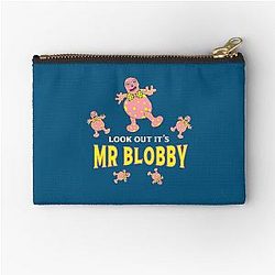 Mr Blobby Husband - Wife - Boss t shirt Zipper Pouch