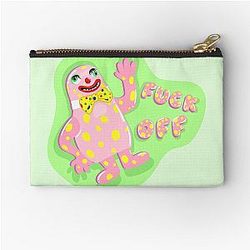 Mr Blobby - Fuck Off Zipper Pouch