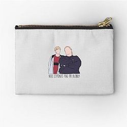 Noel Edmonds and Mr Blobby Kerry Mucklowe Quote Print Design Zipper Pouch