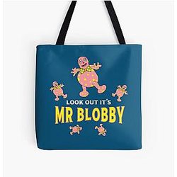 Mr Blobby t shirt All Over Print Tote Bag