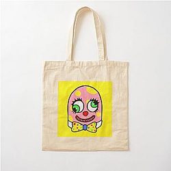 Mr Blobby 90s Nostalgia Pink Yellow Cotton Tote Bag