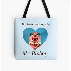 My heart belongs to Mr Blobby Tote Bag