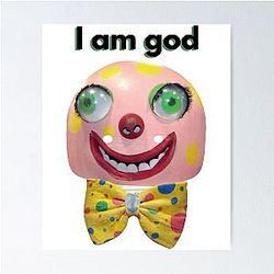 Mr Blobby Is God Poster