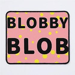 Mr. BLOBBY Mouse Pad 90s Art
