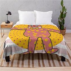 Mr Blobby Throw Blanket