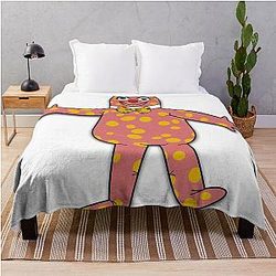 Mr. Blobby Throw Blanket