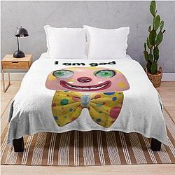 Mr Blobby Is God Throw Blanket