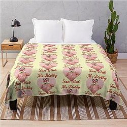 Mr. Blobby Fan Club Throw Blanket