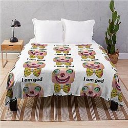 Mr. Blobby Throw Blanket