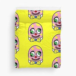 Mr Blobby 90s Nostalgia Pink Yellow Duvet Cover