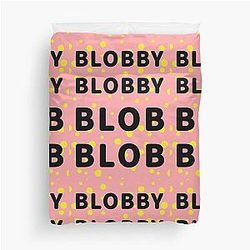 Mr Bubby Blob 90s Art Duvet Cover