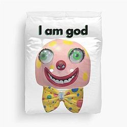 Mr Blobby Is God Duvet Cover