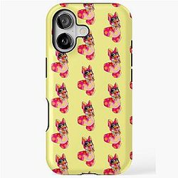 Mr Blobby Furby iPhone Tough Case