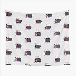 Noel Edmonds and Mr Blobby Kerry Mucklowe Quote Design Tapestry
