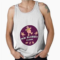 Mr. Blobby Plumber - Handyman - Boss tank top.