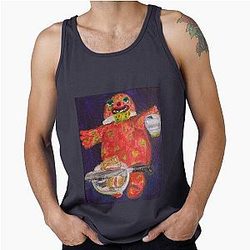 Tea party with Mr Blobby Tank Top
