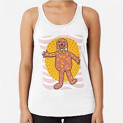 Mr Blobby Racerback Tank Top