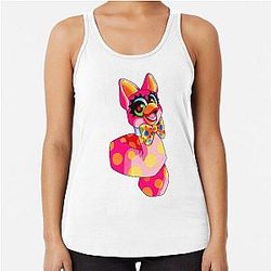 Mr Blobby Racerback Tank Top