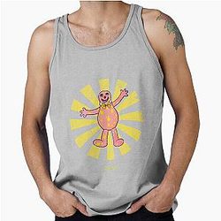 Mr Blobby Retro Japanese Tank Top is a good title. No changes needed.