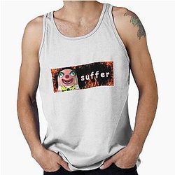 Mr Blobby Sticker Tank Top