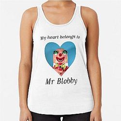 My heart belongs to Mr. Blobby Tank Top