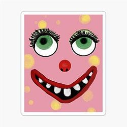 Mr. Blobby Sticker