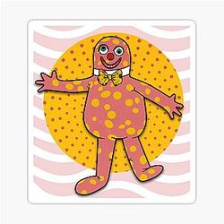 Mr Blobby Sticker II