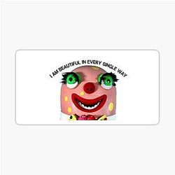 Empowered Mr. Blobby Sticker