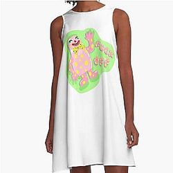 Mr Blobby A Line Dress