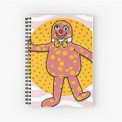 Mr. Blobby Spiral Notebook