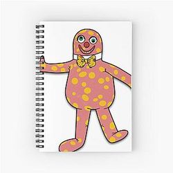 Mr. Blobby Spiral Notebook