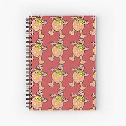 Mr Blobby Husband Wife Boss - T Shirt Spiral Notebook