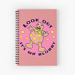 Mr. Blobby Husband Spiral Notebook