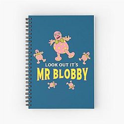 Mr. Blobby - Husband - Wife - Boss - T-Shirt Spiral Notebook