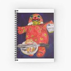 Tea Party with Mr Blobby Notebook