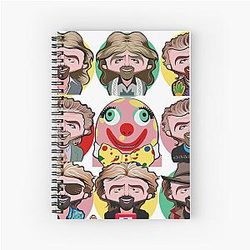 Noel & Mr Blobby Spiral Notebook