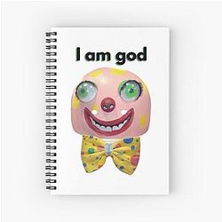 Mr Blobby Is God Spiral Note Book