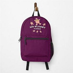 Mr Blobby Plumber and Handyman T shirt Backpack
