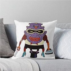 Melt Banana Mr Bungle Throw Pillow