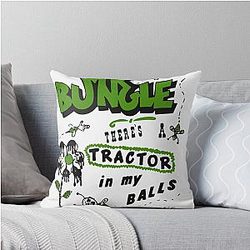 There's a Tractor in My Balls - Mr Bungle Throw Pillow