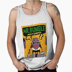 Graphic Melt Banana Rock Band Tank Top