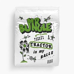 There's a tractor in my balls again Mr Bungle duvet cover.