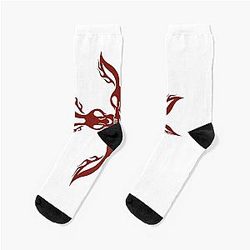 Vintage Art Mr. Bungle Rock Band Bunny Head Socks
