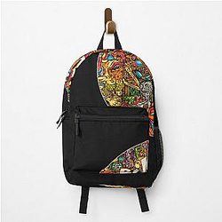 Circle Mr Bungle Rock Band Graffiti Backpack