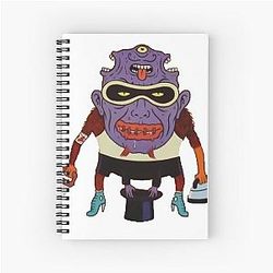 Melt Banana Mr. Bungle Spiral Notebook