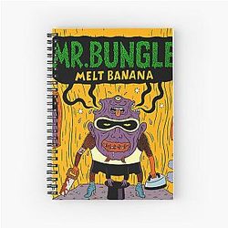 Graphic Mr Bungle Rock Band Spiral Notebook